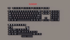 Keycap Walker Cherry Black - Sunday PBT Dyesub