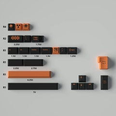 [In Stock] Keycap Cherry Carbon Dark PBT Dyesub