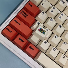 [In-stock] Keycap Cherry Mario PBT Dyesub-Red