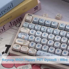 [In-stock] Keycap MOA Puppy PBT Dyesub - Xanh