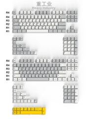 Keycap Cherry AIFEI Icon Heavy Industry -ABS Doubleshot