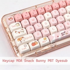 [In-stock] Keycap MOA Snack Bunny PBT Dyesub