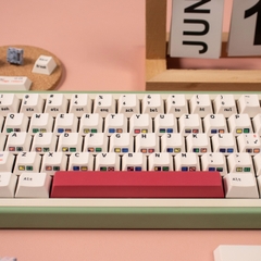 Keycap Cherry C64 trắng PBT dyesub