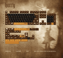 [In Stock] Keycap Cherry WUKDS Harry PBT Dyesub