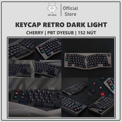 [In Stock] Keycap Cherry Retro Dark Light PBT Dyesub