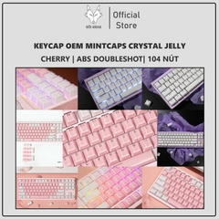 [In Stock] Keycap OEM Mintcaps Crystal Jelly ABS Doubleshot