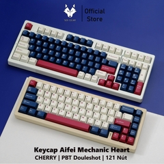 [In Stock] Keycap Cherry Aifei Mechanical Heart PBT Doubleshot