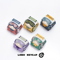 Keycap Lobo Artisan Flight V2 Xuyên led