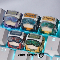 Keycap Lobo Artisan Flight V2 Xuyên led