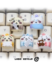 Keycap Lobo Artisan Chiikawa Pijama