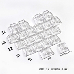 [In Stock] Keycap Cherry Mintcaps Trái tim hồng PBT Dyesub