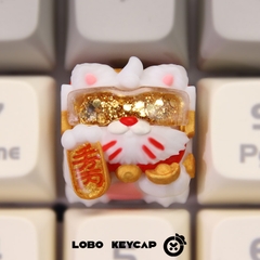 Keycap Lobo Artisan Lucky Cat