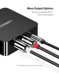 Bộ Chuyển Đổi Âm Thanh Quang và Coaxial Sang RCA Ugreen 30523 Chính Hãng