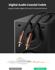 Cáp Coaxial đồng trục âm thanh bông sen AV155 Ugreen Hàng chính hãng