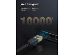 Cáp mạng 2 đầu đúc Cat7 UTP dây dẹt UGREEN NW106