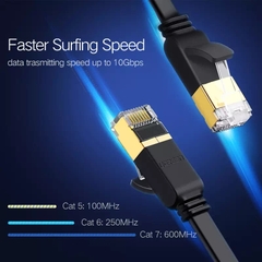 Cáp mạng 2 đầu đúc Cat7 UTP dây dẹt UGREEN NW106