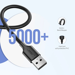 Cáp sạc Micro USB UGREEN US289 Sạc ổn định dòng 2.4A, tốc độ truyền dữ liệu 480Mbps