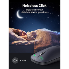 Chuột chống ồn Không Dây 2.4 G UGREEN 90372 có độ nhạy 4000DPI Chính hãng
