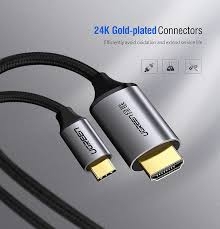 Cáp chuyển USB C to HDMI dài 1,5m hỗ trợ 4K 2K @60Hz Ugreen 50570