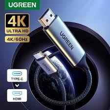 Cáp chuyển USB C to HDMI dài 1,5m hỗ trợ 4K 2K @60Hz Ugreen 50570