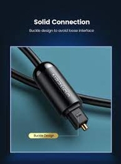 Cáp Âm Thanh Audio Quang Toslink UGREEN AV122 giao thức S/PDIF, hỗ trợ Dolby 7.1 kênh