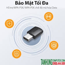 USB Wifi Băng tần kép 5G & 2.4G 650Mpbs Ugreen 20204 chính hãng