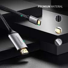 Cáp chuyển USB C to HDMI dài 1,5m hỗ trợ 4K 2K @60Hz Ugreen 50570