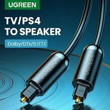 Cáp Âm Thanh Audio Quang Toslink UGREEN AV122 giao thức S/PDIF, hỗ trợ Dolby 7.1 kênh