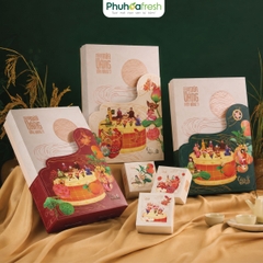 Bánh Trung Thu Hộp Phá Cổ Đủ Đầy (4 bánh) - Cái Lò Nướng