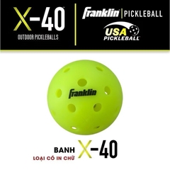 BÓNG PICKLEBALL FRANKLIN Chuẩn đánh game chất lượng cao