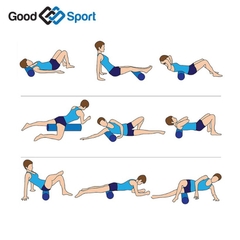 [Mã MASOMLM3 giảm 15% tối đa 50K đơn 150K] Con lăn tập Yoga cao cấp MDBuddy MDF059