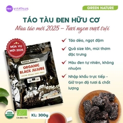 Táo đen hữu cơ Green Nature 300gr