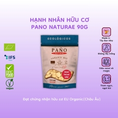 Hạnh nhân rang muối hữu cơ đã tách vỏ lụa Pano Naturae 90g - Tây Ban Nha