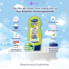 Sữa tắm gội thuần chay hương hoa cỏ Bubchen Dschungelbande 230 ml