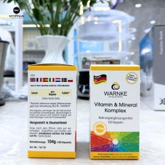 Viên uống Vitamin & Mineral Komplex H/100v WARNKE Vitamin khoáng chất tổng hợp