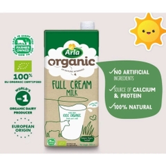 Sữa tươi hữu cơ nguyên kem Arla 1L