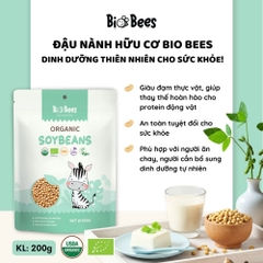 Hạt đậu nành hữu cơ 200gr - BioBees