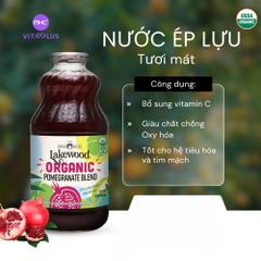 Nước ép hữu cơ hỗn hợp lựu 946ml LAKEWOOD