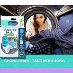 Bóng giặt sấy chống nhăn và làm thơm quần áo Dr Beckmann trockner ball