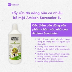 Tẩy rửa đa năng hữu cơ nhiều bề mặt Artisan Savonnier 1L