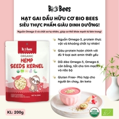 Hạt gai dầu hữu cơ 200gr - BioBees