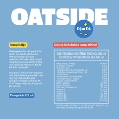 Sữa yến mạch Deluxe OATSIDE 115ml