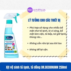 Dung dịch vệ sinh tủ lạnh Dr. Beckmann Bio-Alkoho 250ml