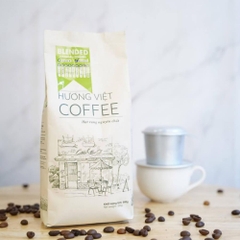 Cà phê Hương Việt Blended 7 rang mộc gói 500g 70% Arabica - Made in Việt Nam