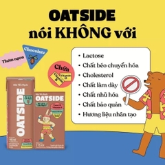 Sữa yến mạch vị sô -cô -la lúa mạch OATSIDE 180ml