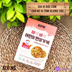Gia vị rắc cơm cho bé vị tôm Alvins 28g