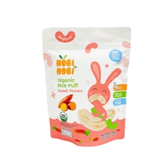 Thực phẩm bổ sung bánh gạo ăn dặm hữu cơ cho bé Nobi Nobi vị khoai lang 40g