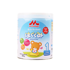 Sản phẩm dinh dưỡng công thức MORINAGA HAGUKUMI dành cho trẻ từ 0 - 6 tháng tuổi 800g