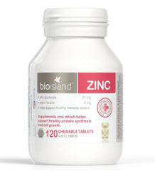 Viên nhai bổ sung kẽm cho bé Bio Island Zinc H/120v của Úc