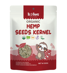 Hạt gai dầu hữu cơ 200gr - BioBees